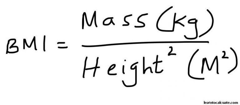 what is the formula for calculating your bmi