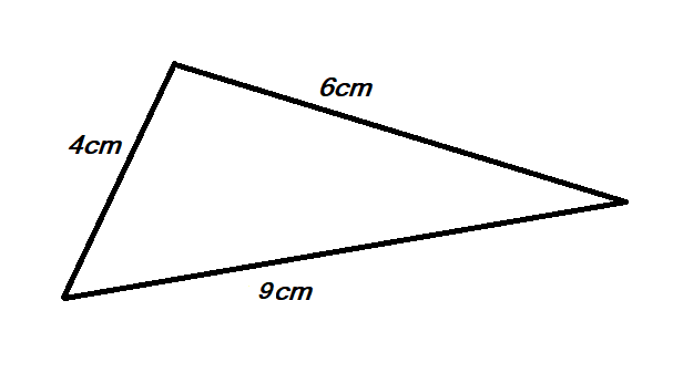 formula to calculate area of triangle with 3 sides