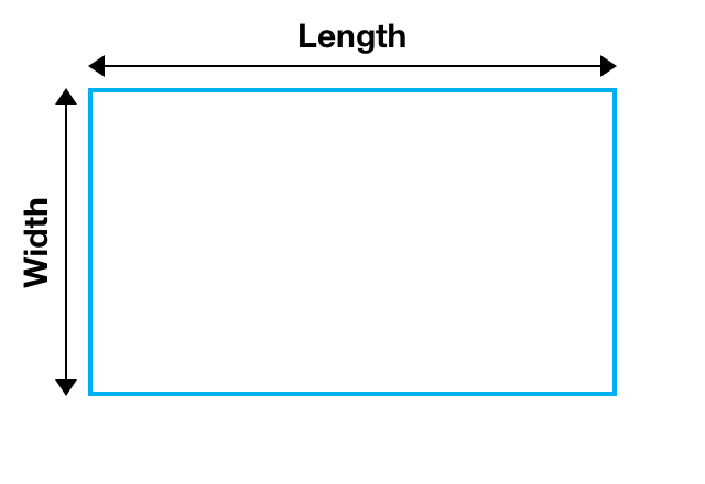 net rectangle area calculator