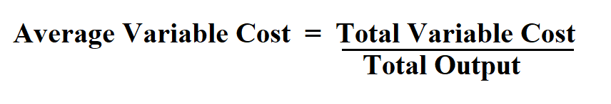 How To Calculate Average Variable Cost 