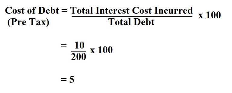  How To Calculate Cost Of Debt 