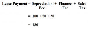 Calculate Lease Payment.