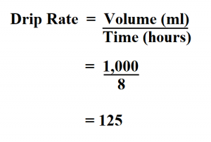 How To Calculate Drip Rate   Drip Rate 2 300x202 