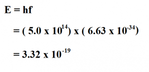 How To Calculate Energy Of A Photon.