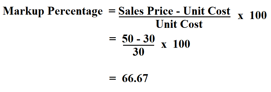 How To Calculate Markup Percentage 