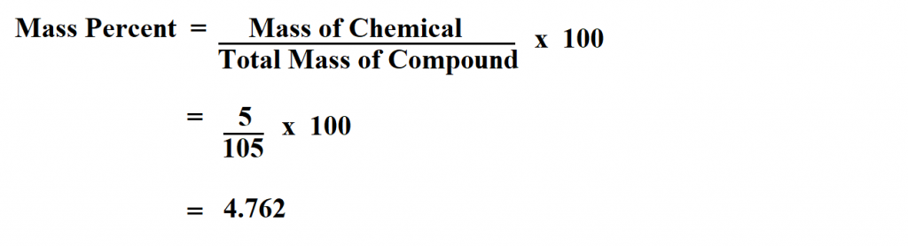 How To Calculate Mass Percent 