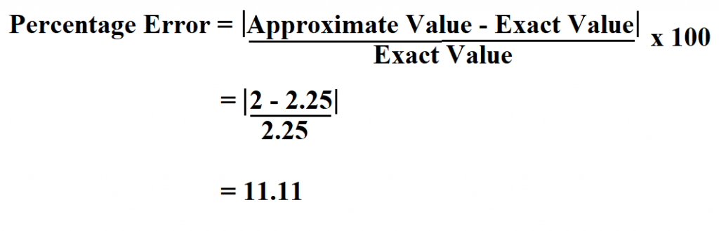 How To Calculate Percentage Error In Chemistry Haiper