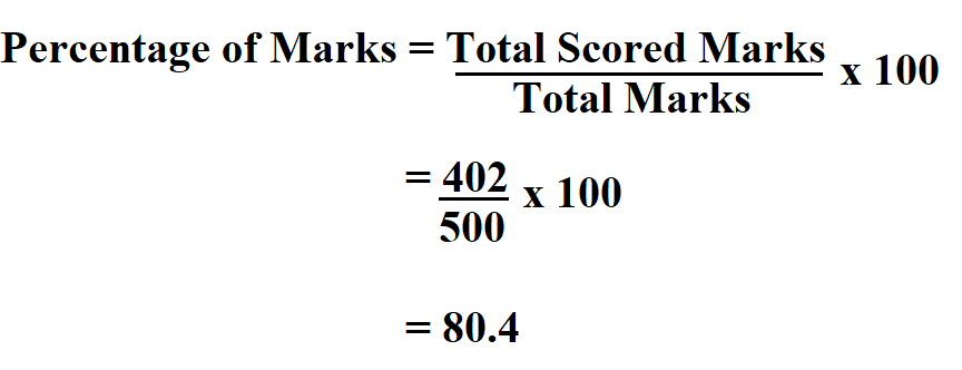 How To Calculate Percene Of Overall Marks Bios Pics