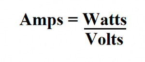 How To Calculate Amps.