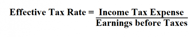 How To Calculate Effective Tax Rate 0660