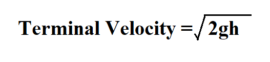 How To Calculate Terminal Velocity 