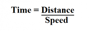 How To Calculate Time From Speed.