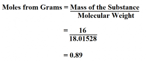 How to Calculate Moles from Grams.