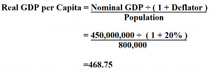 How To Calculate Real Gdp Per Capita