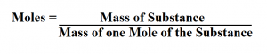 How to Calculate Moles.