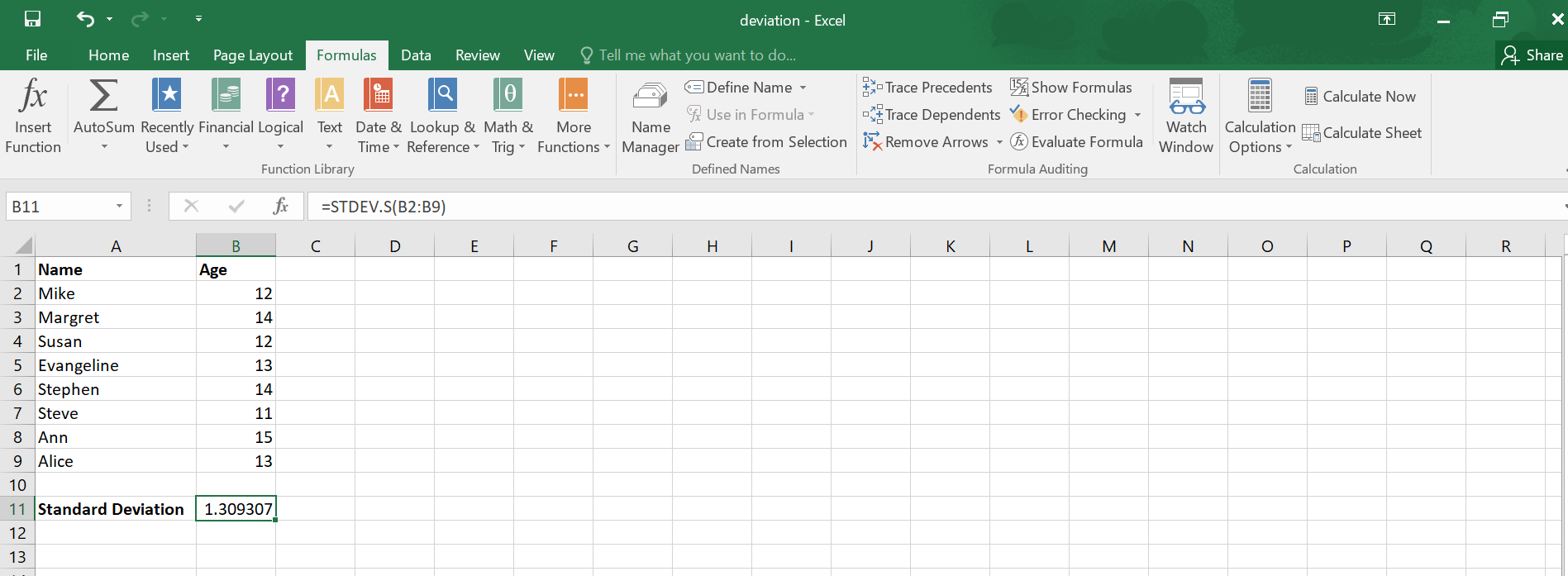 How to Calculate Standard Deviation in Excel.