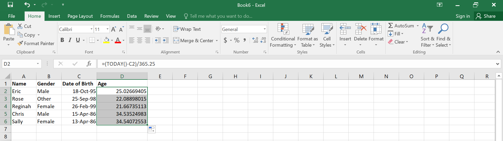 how-to-calculate-age-in-excel