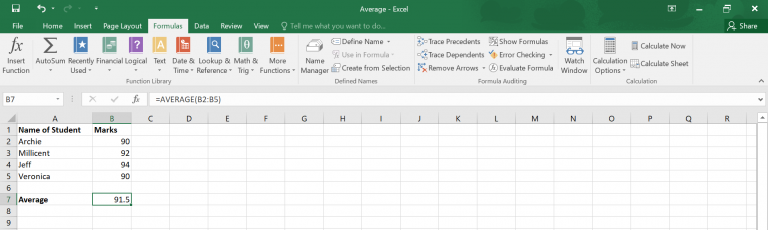 How to Calculate Average in Excel.