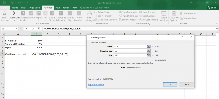 how-to-confidence-interval-in-excel