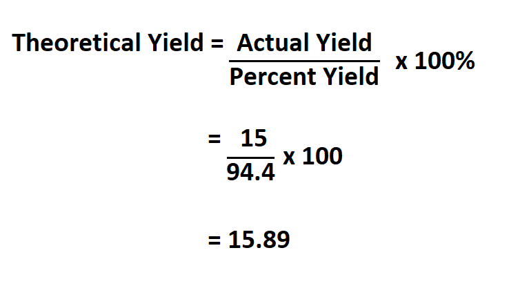 How To Calculate Theoretical Yield 