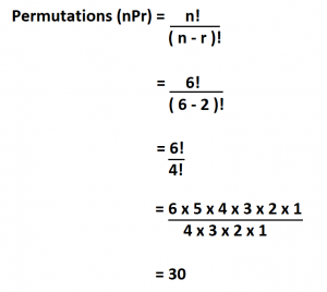 how to calculate permutations