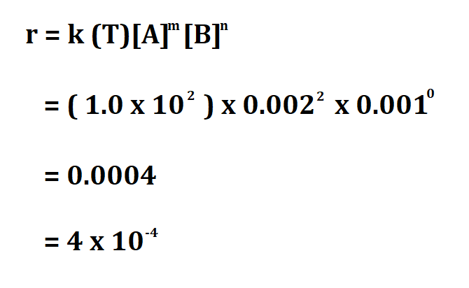 How To Calculate Rate Constant 