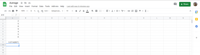 how-to-calculate-average-in-google-sheets