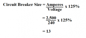 How To Calculate Circuit Breaker Size.