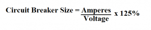 How To Calculate Circuit Breaker Size.