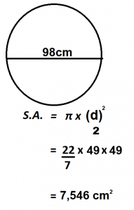 How to Calculate Surface Area of a Circle.